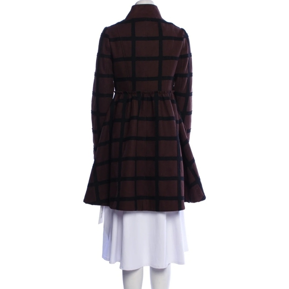 Alice & Olivia A-line Fit Peacoat Coat Size L - Picture 6 of 11